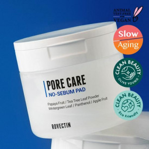 [R] ROVENCIN Pore Care No-Sebum Pad 60pcs