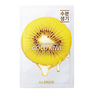 THE SAEM Natural Gold Kiwi Mask Sheet 21ml