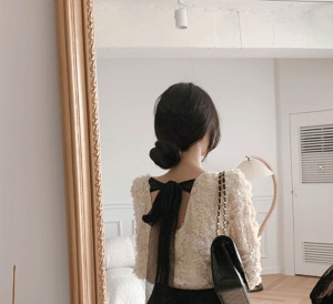 [R] fromdayone Isable Flower Blouse