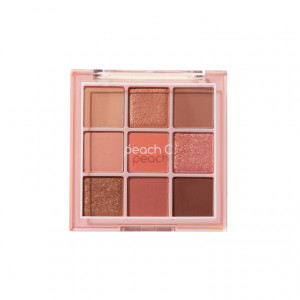 PeachC Soft Mood Eyeshadow Palette Coral 10g
